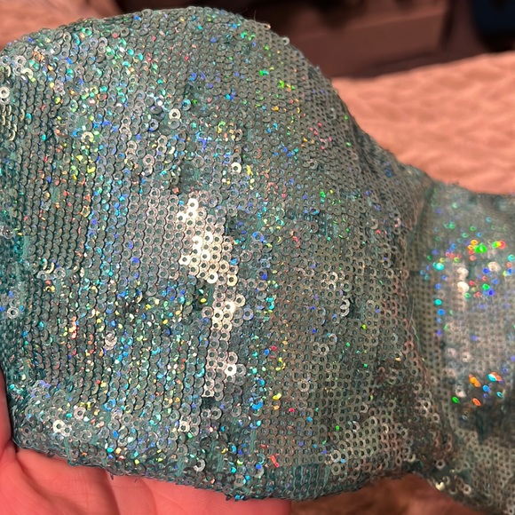 Gorgeous Sequenced Bandeau tops, tie in the back. - Picture 3 of 6